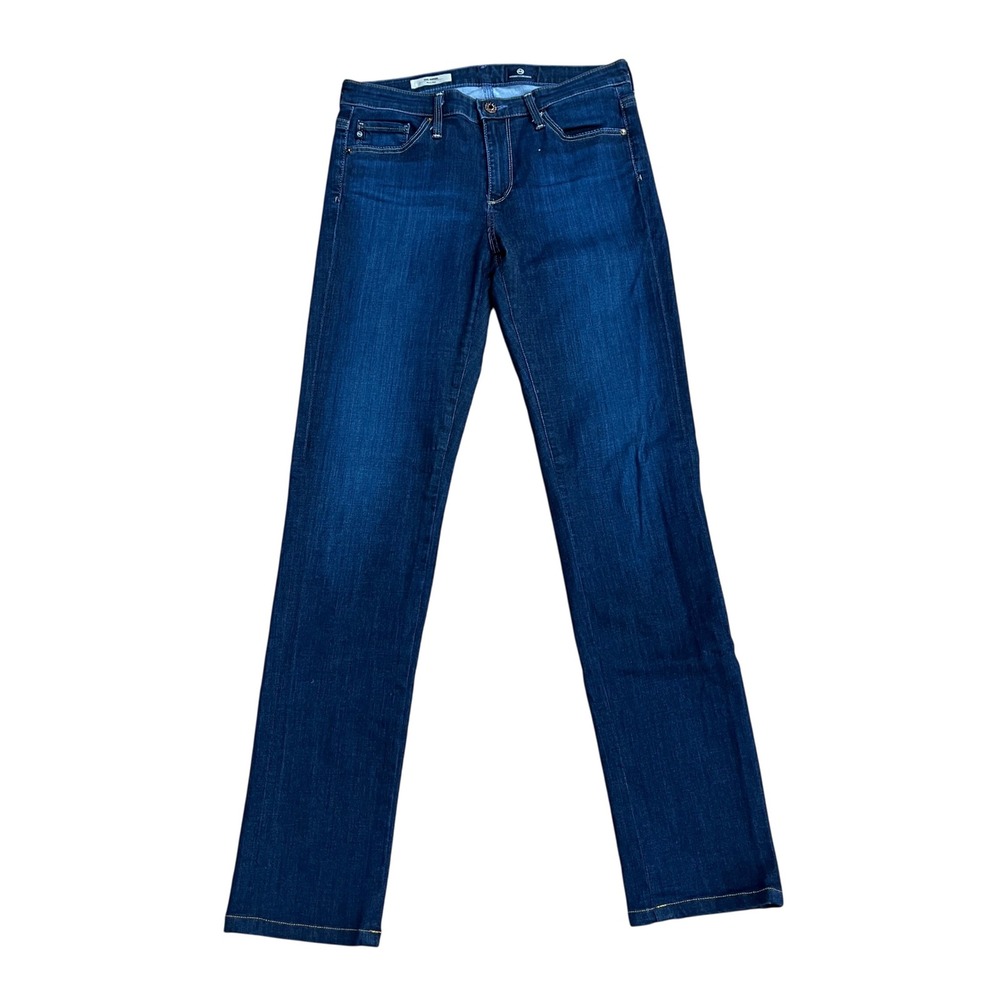AG‎ Adriano Goldschmied Women's 26R Dark Wash Jeans Cigarette Leg Modern Classic
